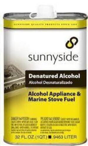 DESCRIPTION: (2) DENATURED ALCOHOL BRAND/MODEL: SUNNYSIDE #20K853 RETAIL$: $122.00 EA SIZE: 1 GALLON QTY: 2