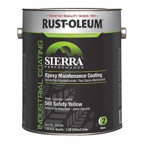 DESCRIPTION: (2) EPOXY BASE 2 STEP SYSTEM BRAND/MODEL: SIERRA S60 #494H05 INFORMATION: SAFETY YELLOW RETAIL$: $100.00 TOTAL SIZE: 1 GALLON QTY: 2