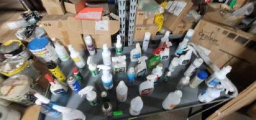DESCRIPTION: (1) MISC TABLE OF CHEMICALS QTY: 1