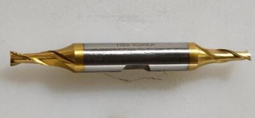 DESCRIPTION: (2) HSS DOUBLE END SQ END MILL BRAND/MODEL: HERTEL 41119520 RETAIL$: $$29.07 EA SIZE: 3/16" 7/16" LOC 3/8" SD QTY: 2