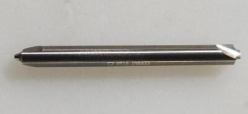 DESCRIPTION: (1) SOLID CARBIDE DOUBLE END CORNER ROUNDING END MILL BRAND/MODEL: HERTEL 74127192 RETAIL$: 50.98 SIZE: .050 RAD 3/16" DIA QTY: 1