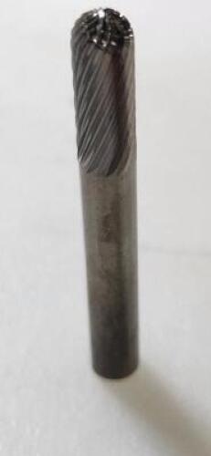 DESCRIPTION: (1) CARBIDE DOUBLE CUT CYLINDER WITH RADIUS BURR BRAND/MODEL: SGS PRO 11700 RETAIL$: 28.83 SIZE: 1/4" DIA QTY: 1