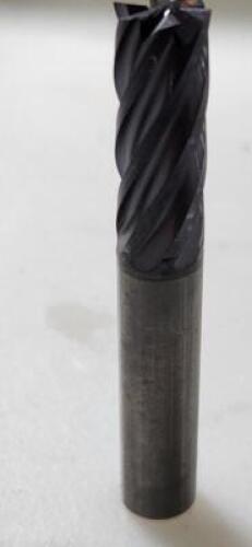 DESCRIPTION: (1) SOLID CARBIDE SQ END MILL BRAND/MODEL: HTC 792-6357 RETAIL$: $125.00 EA SIZE: 3/8" 1" LOC QTY: 1