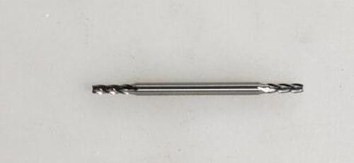 DESCRIPTION: (3) SOLID CARBIDE DOUBLE END SQ ENDMILL BRAND/MODEL: HERTEL 88248380 RETAIL$: $ 38.69 EA SIZE: 3/32" 1/8" SD 9/32 LOC QTY: 3