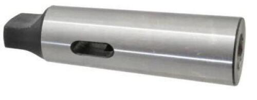 DESCRIPTION: (1) MORSE TAPER STANDARD REDUCING SLEEVE BRAND/MODEL: VC 00070359 RETAIL$: 35.45 SIZE: MT3 INSIDE, MT5 OUTSIDE QTY: 1