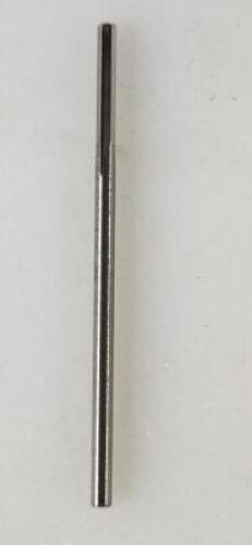 DESCRIPTION: (1) SOLID CARBIDE CHUCKING REAMER BRAND/MODEL: HERTEL 79889176 RETAIL$: 55.49 SIZE: 0.091" DIAM QTY: 1