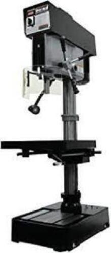 DESCRIPTION: (1) DRILL PRESS BRAND/MODEL: JET/JDP-20VS-3 INFORMATION: 2HP, 230/460V, 3PH RETAIL$: $5,159 SIZE: 1 1/2" DRILLING CAPACITY QTY: 1