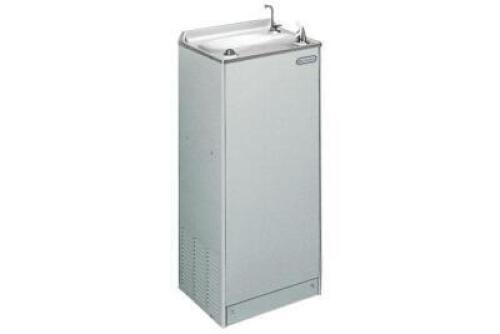 DESCRIPTION: (1) HOT & COLD FLOOR MOUNT WATER COOLER FOUNTAIN BRAND/MODEL: ELKAY/EFHA8 INFORMATION: LIGHT DAMAGE, SEE INSPECTION RETAIL$: $3,556 SIZE: