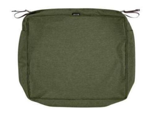 DESCRIPTION: (5) OUTDOOR CUSHION COVERS BRAND/MODEL: CLASSIC ACCESSORIES/60-049-011101-RT INFORMATION: MONTLAKE FADESAFE COLLECTION, GREEN, RETAIL$: $