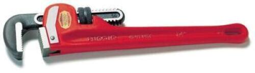 DESCRIPTION: (1) 48" LONG PIPE WRENCH BRAND/MODEL: RIDGID INFORMATION: SELF CLEANING THREADS RETAIL$: $270.99 SIZE: 48" LONG QTY: 1