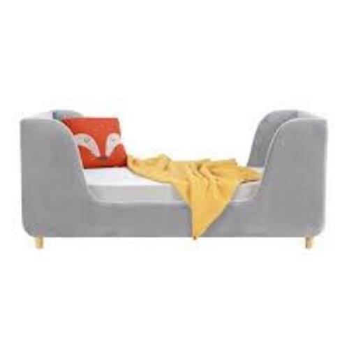 DESCRIPTION: (1) TODDLER BED BRAND/MODEL: BODHI INFORMATION: BLACK RETAIL$: $299.99 EA QTY: 1