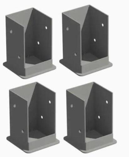 DESCRIPTION (1) PACK OF (4) VITA BOLT-DOWN BRACKET SYSTEM BRAND/MODEL VA80205 ADDITIONAL INFORMATION 13-GAUGE GALVANIZED STEEL/RETAILS AT $82.01 PER P