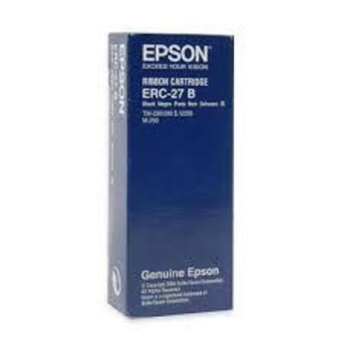 DESCRIPTION: (9) RIBBON CARTRIDGE BRAND/MODEL: EPSON #ERC-27B INFORMATION: BLACK RETAIL$: $7.88 EA QTY: 9