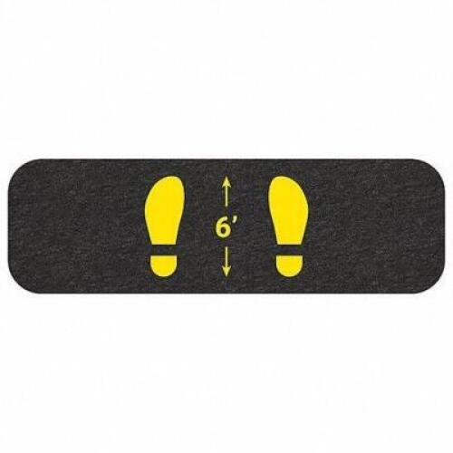 DESCRIPTION: (10) PACKS OF (6) FLOOR SIGNS MAT BRAND/MODEL: PIG #56JH13 RETAIL$: $87.88 EA SIZE: 26IN L 8IN THICK QTY: 10