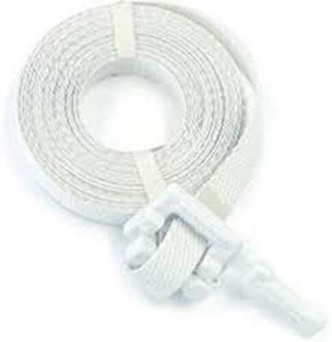 DESCRIPTION: (1) CASE OF APPROX (500) PRE-CUT POLY STRAP INFORMATION: WHITE RETAIL$: 128 SIZE: 1/2 X 15 QTY: 1
