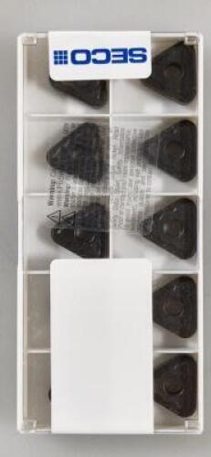 DESCRIPTION: (50) SOLID CARBIDE MILLING INSERTS BRAND/MODEL: SECO TNMG220432-MR7 .TP1500 RETAIL$: $ 26.72 PER INSERT QTY: 50
