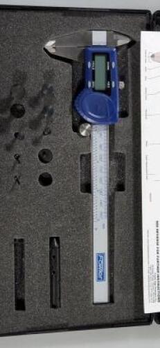 DESCRIPTION: (1) ELECTRONIC CALIPER BRAND/MODEL: FOWLER 54-101-150 RETAIL$: 112 SIZE: 6"/150mm QTY: 1