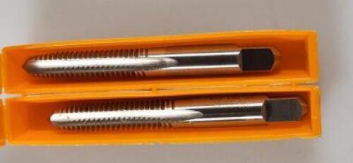 DESCRIPTION: (2) HSS STRAIGHT FLUTE HAND TAPS BRAND/MODEL: HERTEL 59915108 RETAIL$: $ 16.67 EA SIZE: 3/8-16 UNC QTY: 2