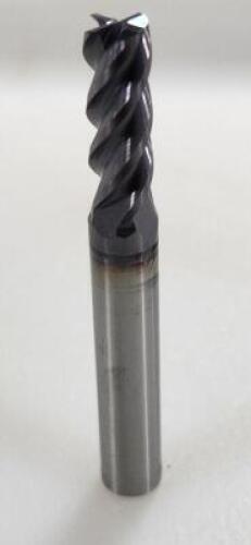 DESCRIPTION: (2) VRX SERIES SOLID CARBIDE RADIUS END MILLS BRAND/MODEL: GARR TOOL 27597 RETAIL$: 36.64 EA SIZE: 9/32" CUT 5/16" SHANK QTY: 2