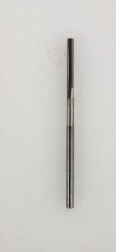 DESCRIPTION: (1) SOLID CARBIDE CHUCKING REAMER BRAND/MODEL: HERTEL 79889291 RETAIL$: 52.29 SIZE: 0.106" QTY: 1