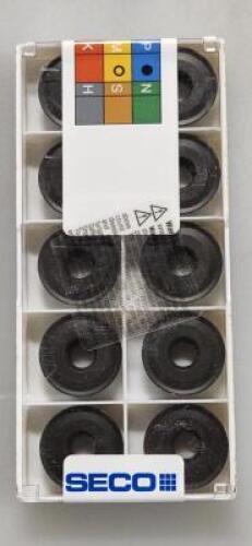 DESCRIPTION: (40) RPKT STYLE CARBIDE MILLING INSERTS BRAND/MODEL: SECO RPTK2006M0T-M20 RETAIL$: 22.14 PER INSERT QTY: 40