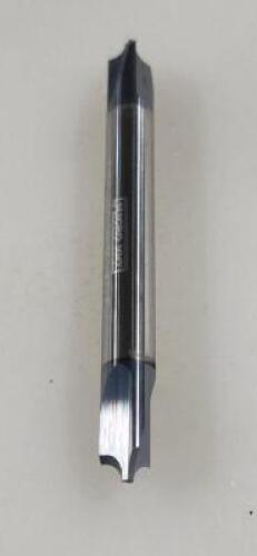 DESCRIPTION: (1) SOLID CARBIDE DOUBLE END CORNER ROUNDING END MILL BRAND/MODEL: MICRO 100 59062851 RETAIL$: 77.72 SIZE: 0.09" RAD 1/4" DIA QTY: 1