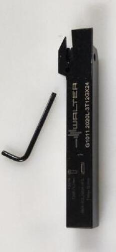 DESCRIPTION: (1) LEFT HAND, OONDEXA LE GROOVING/CUT OFF TOOL HOLDER BRAND/MODEL: WALTER 53001095 RETAIL$: 171 SIZE: 12mm MAX DEPTH QTY: 1