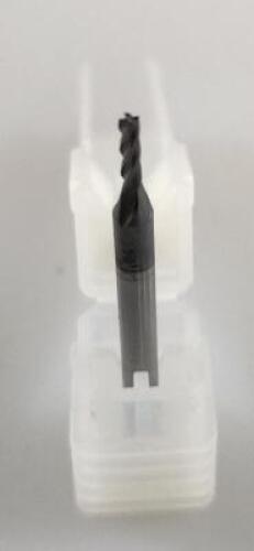 DESCRIPTION: (1) SOLID CARBIDE SQ END MILL BRAND/MODEL: YG-1 UGMF89004 RETAIL$: 21.09 SIZE: 1/16" . 1/2" LOC 1/8" SD QTY: 1