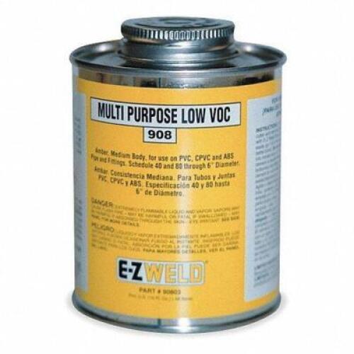 DESCRIPTION: (2) AMBER SOLVENT CEMENT BRAND/MODEL: EZ WELD 208 #5E534 RETAIL$: $8.40 EA SIZE: 32 OZ QTY: 2