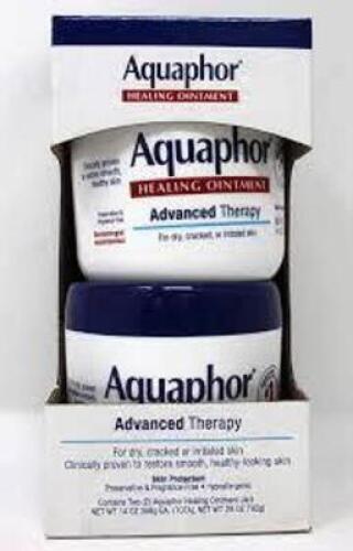 DESCRIPTION: (1) PACK OF (2) ADVANCED HEALING OINTMENT BRAND/MODEL: AQUAPHOR RETAIL$: $26.46 EA SIZE: 14 OZ QTY: 1