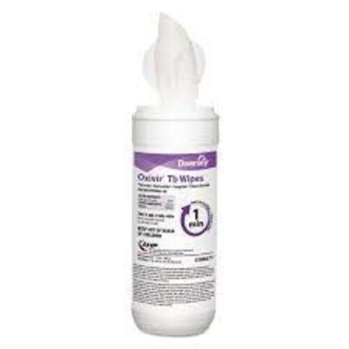 DESCRIPTION: (5) DISINFECTING WIPES CANISTER BRAND/MODEL: OXIVIR TB WIPES RETAIL$: $20.43 EA SIZE: 7X6 QTY: 5