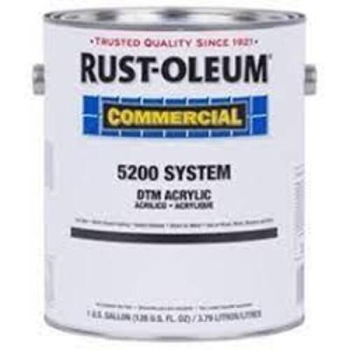 DESCRIPTION: (1) DTM ACRYLIC BRAND/MODEL: RUST-OLEUM #5200 INFORMATION: BLACK RETAIL$: $80.00 EA SIZE: 1 GALLON QTY: 1