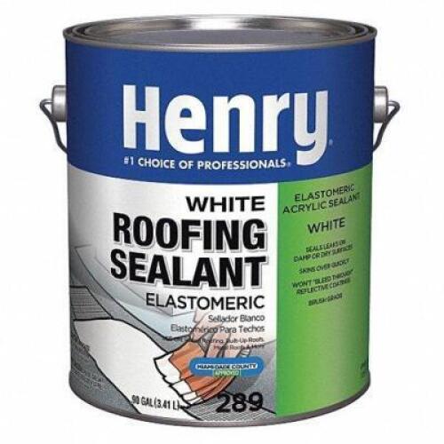 DESCRIPTION: (1) ROOFING SEALANT BRAND/MODEL: HENRY #40P306 INFORMATION: WHITE RETAIL$: $48.72 EA SIZE: 1 GALON QTY: 1