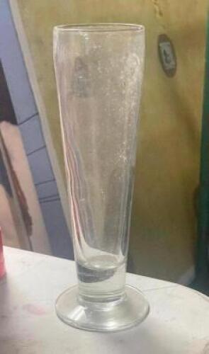 (12) - CT. SET OF FOOTED PILSNER GLASSES