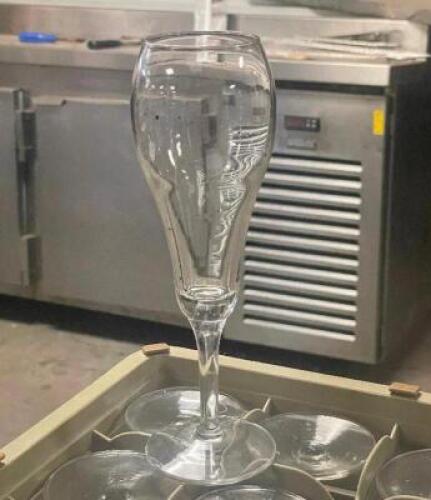 (35) - CT. SET OF TULIP CHAMPAGNE GLASSES