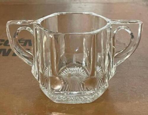 (36) - CT. BOX OF OPEN TOP GLASS SUGAR CUPS
