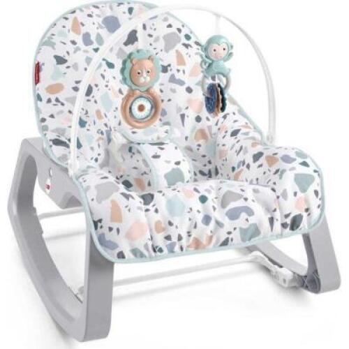 DESCRIPTION: INFANT-TO-TODDLER ROCKER - SOOTHING BABY SEAT WITH REMOVABLE BAR BRAND/MODEL: FISHER PRICE RETAIL: $82.76 LOCATION: SHOWROOM 1 QTY: 1