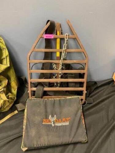 DESCRIPTION: BIG GAME TREESTAND (SEAT ONLY) LOCATION: SHOWROOM 1 QTY: 1