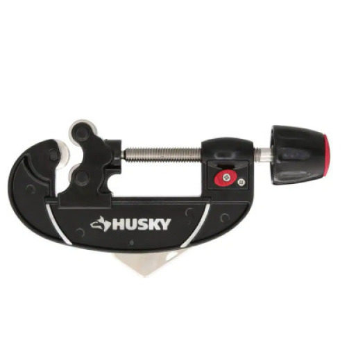 DESCRIPTION: 2-1/8" QUICK-RELEASE TUBE CUTTER BRAND/MODEL: HUSKY RETAIL: $29.96 LOCATION: SHOWROOM 1 QTY: 1