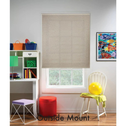 DESCRIPTION: (2) LIGHT FILTERING ROLLER SHADES IN OATMEAL BRAND/MODEL: BALI RETAIL: $45.00 EACH SIZE: 55.25"X72" LOCATION: SHOWROOM 1 QTY: 2