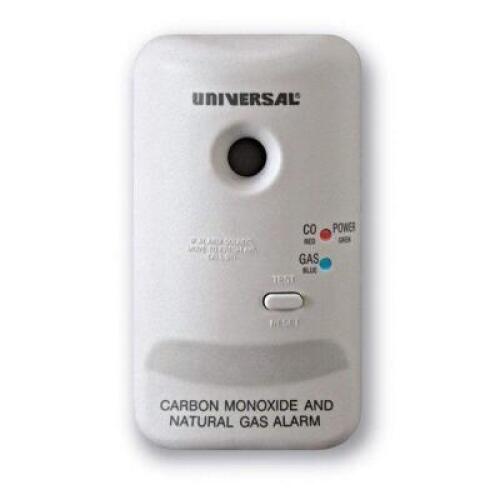 DESCRIPTION: M SERIES PLUG-IN CARBON MONOXIDE AND NATURAL GAS ALARM WITH 9V BATTERY BACKUP BRAND/MODEL: USI RETAIL: $29.97 LOCATION: SHOWROOM 1 QTY: 1
