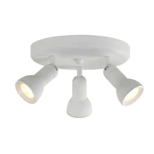 DESCRIPTION: 10" 3-LIGHT WHITE INTEGRATED LED CEILING FIXTURE BRAND/MODEL: HAMPTON BAY RETAIL: $54.97 LOCATION: SHOWROOM 1 QTY: 1