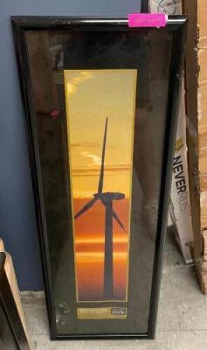 DESCRIPTION: FRAMED WALL ART LOCATION: SHOWROOM 1 QTY: 1