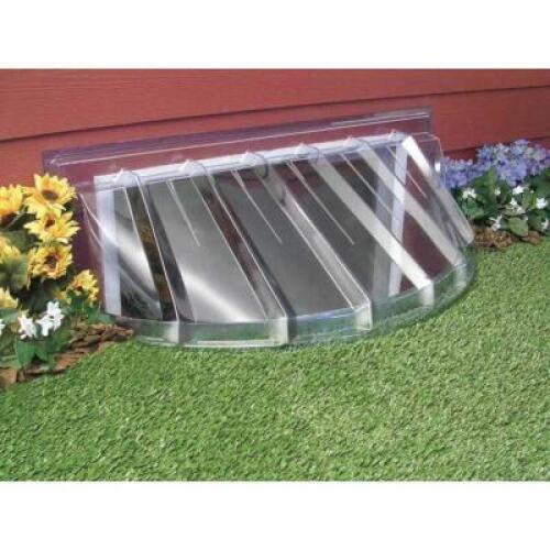 DESCRIPTION: (2) POLYETHYLENE REVERSIBLE BUBBLE WINDOW WELL COVERS BRAND/MODEL: MACCOURT RETAIL: $10.98 EACH SIZE: 42"X15" LOCATION: SHOWROOM 1 QTY: 2