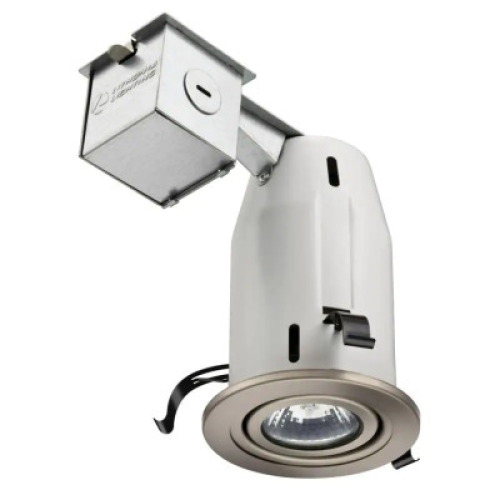 DESCRIPTION: (4) 3" BRUSHED NICKEL RECESSED GIMBAL LED LIGHTING KITS BRAND/MODEL: LITHONIA LIGHTING RETAIL: $26.53 EACH LOCATION: SHOWROOM 1 QTY: 4