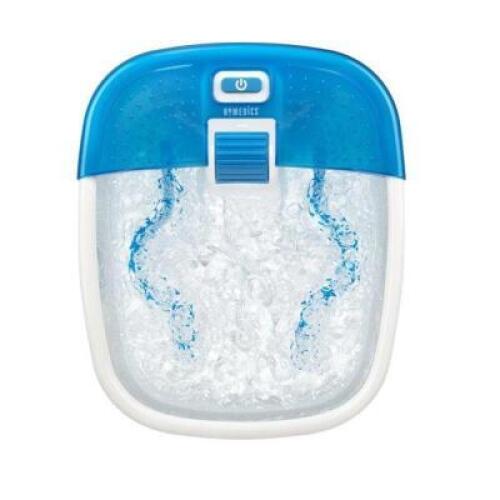 DESCRIPTION: BUBBLE BLISS DELUXE FOOT SPA BUBBLE FOOT MASSAGER BRAND/MODEL: HOMEDICS RETAIL: $19.98 LOCATION: SHOWROOM 1 QTY: 1