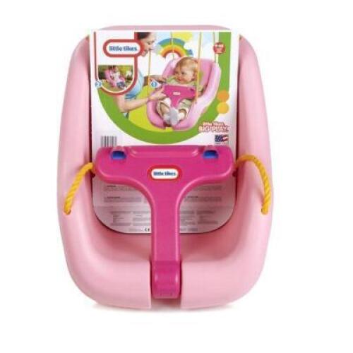 DESCRIPTION: 2-IN-1 SNUG 'N SECURE SWING WITH HIGH BACK AND T-BAR BRAND/MODEL: LITTLE TIKES RETAIL: $26.99 LOCATION: SHOWROOM 1 QTY: 1