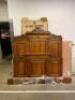 DESCRIPTION: DECORATIVE WOODEN HEADBOARD & FOOTBOARD BED FRAME SET W/ SIDE RAILS- QUEEN SIZE: 66" X 83" LOCATION: BREEZEWAY QTY: 1 - 2