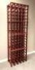 DESCRIPTION: 24" X 12" X 72" WOODEN WINE RACK SIZE: 24" X 12" X 72" LOCATION: SHOWROOM 1 QTY: 1