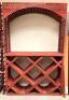 DESCRIPTION: 46" X 13" X 72" WOODEN WINE DISPLAY UNIT SIZE: 46" X 13" X 72" LOCATION: SHOWROOM 1 QTY: 1